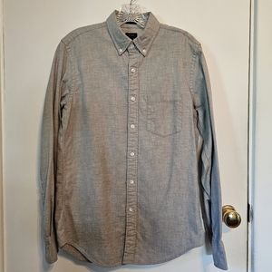 J. Crew Grey Button Up